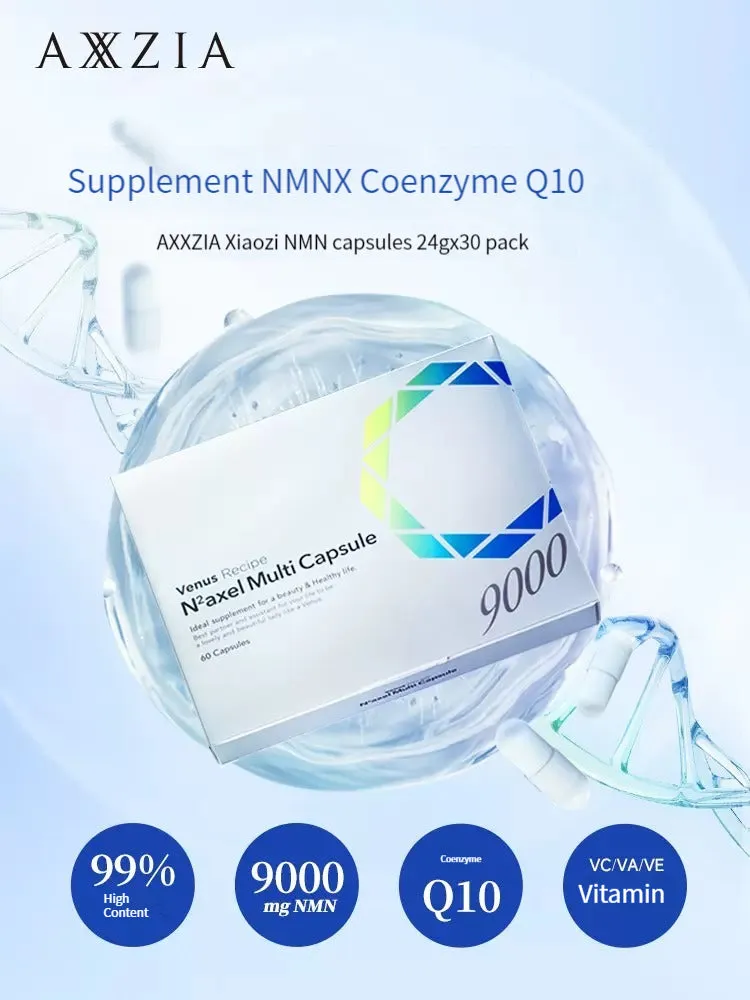 AXXZIA 9000mg High-Content High-Purity NMN Capsule NAD 