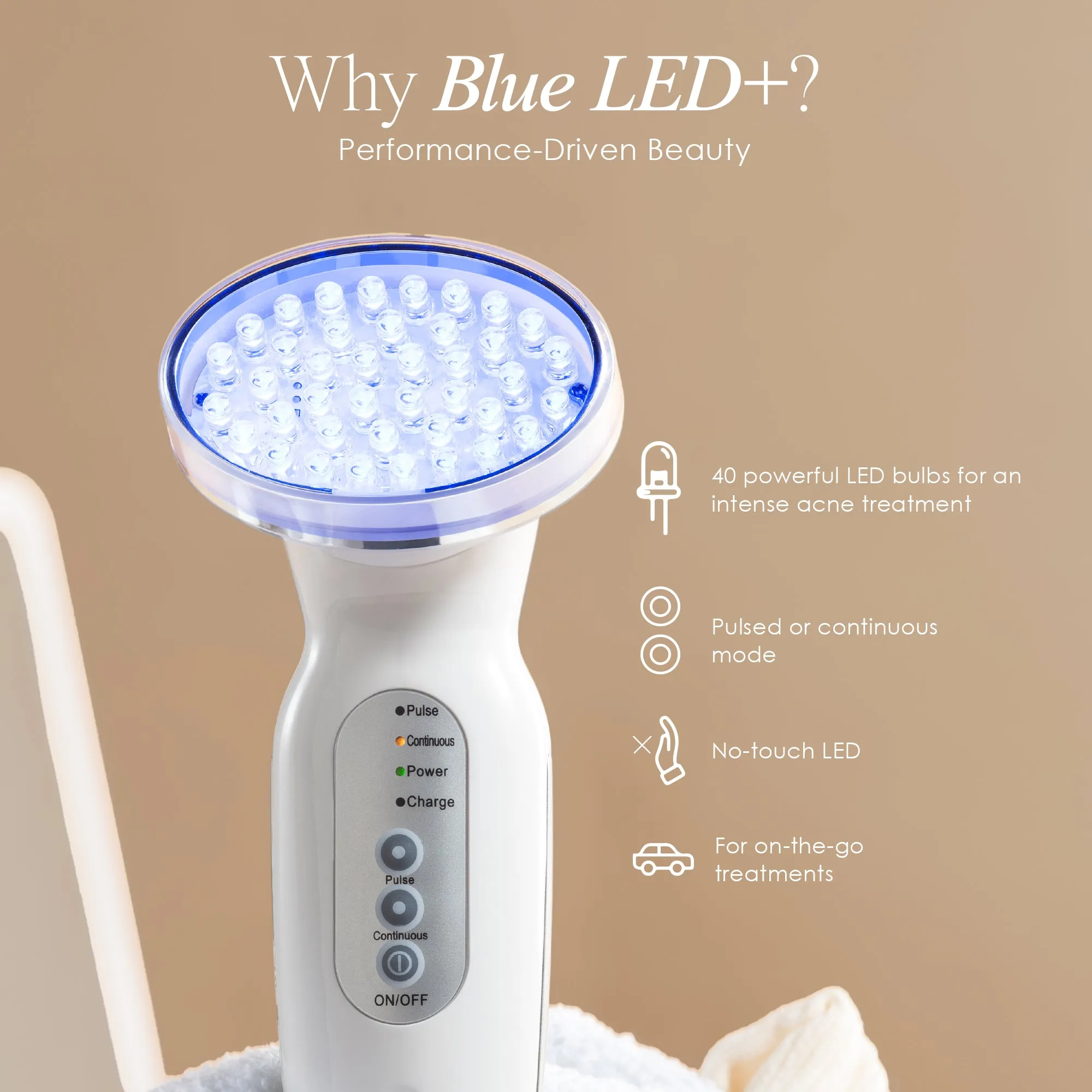 Blue LED  | Acne Light Therapy Wand