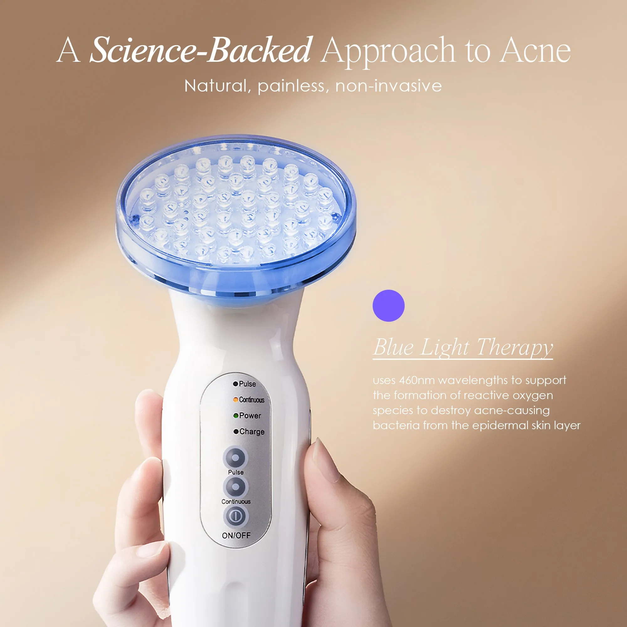 Blue LED  | Acne Light Therapy Wand