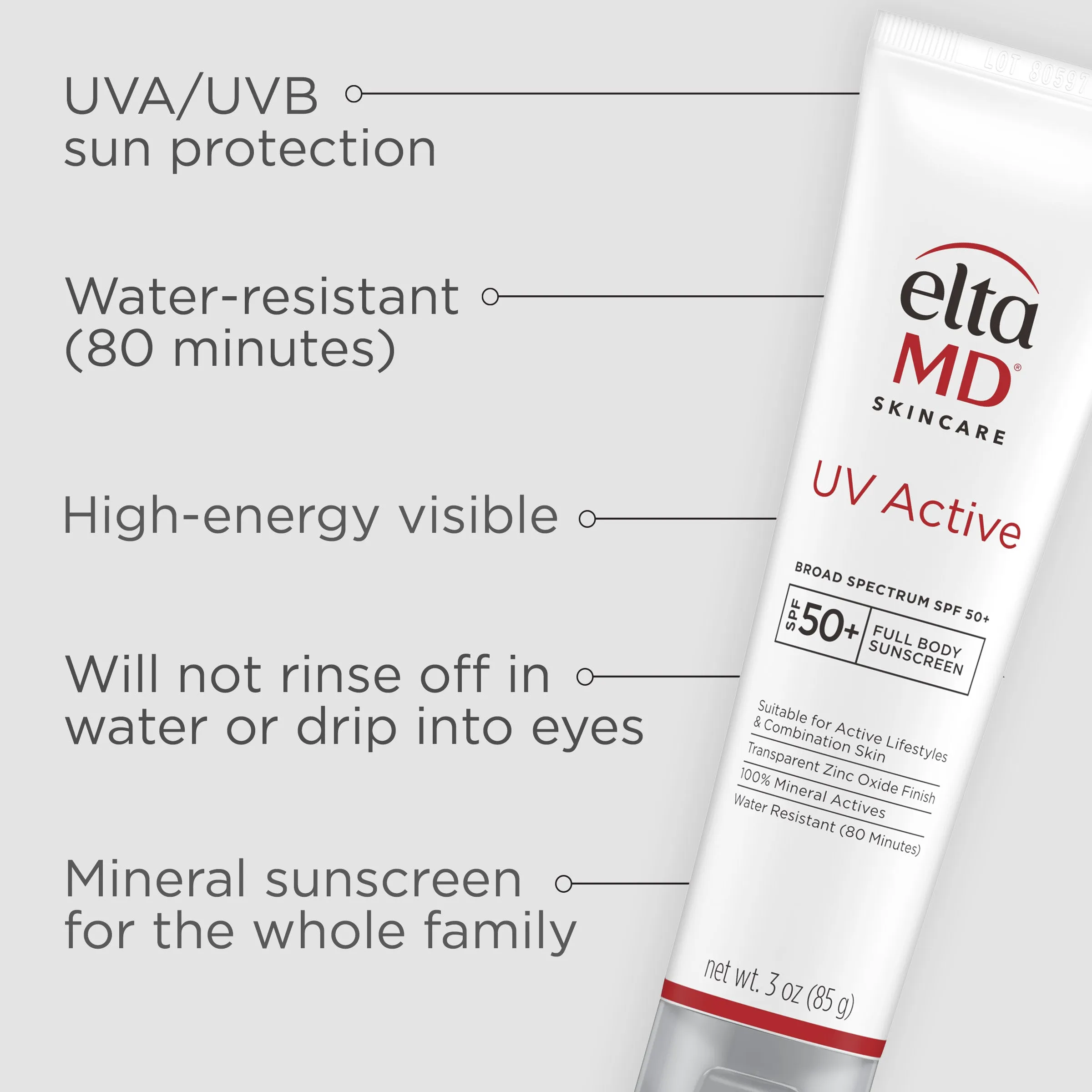 Elta MD UV Active Broad-Spectrum SPF 50 