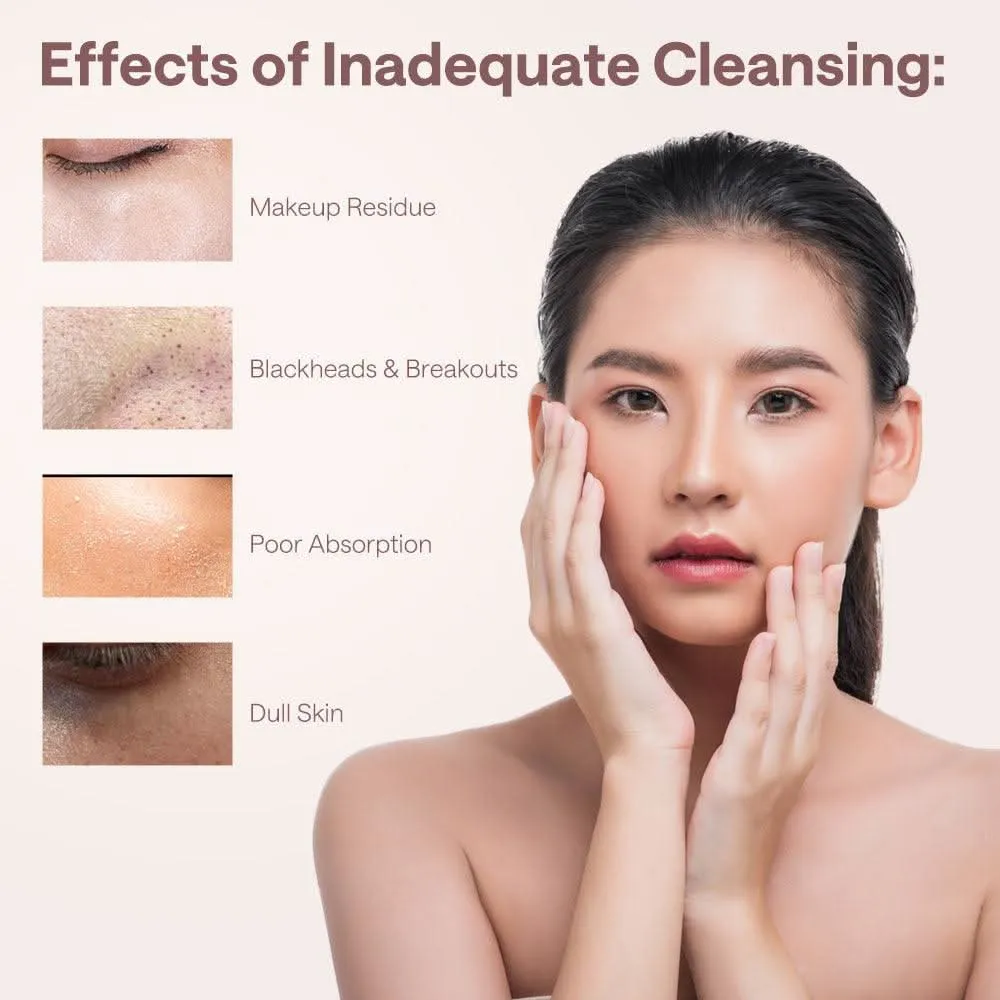 EMI Pro - Heating Silicone Facial Cleansing Brush- White
