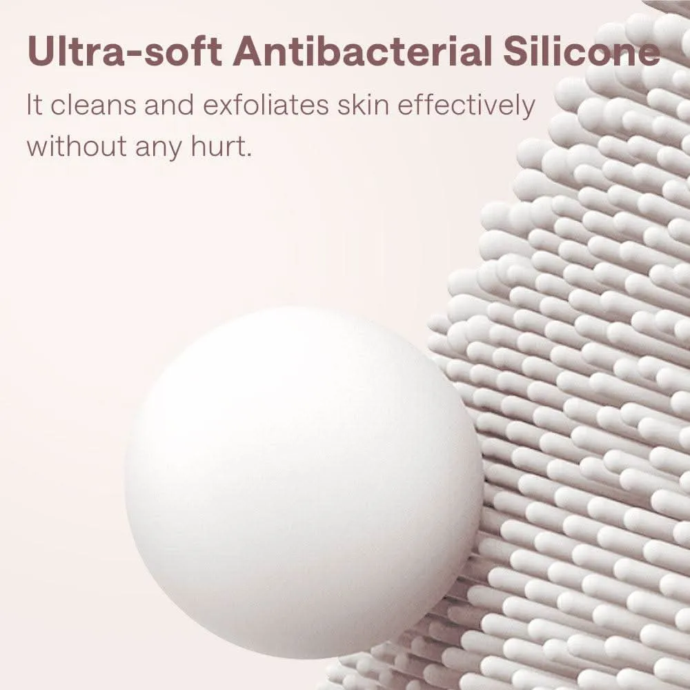 EMI Pro - Heating Silicone Facial Cleansing Brush- White