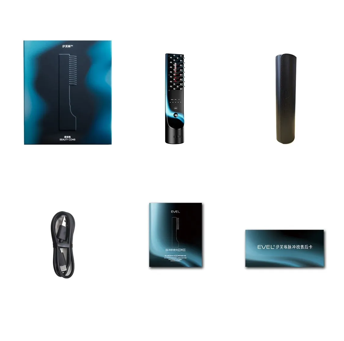 EVEL Micro-current Pulse Comb Beauty Device