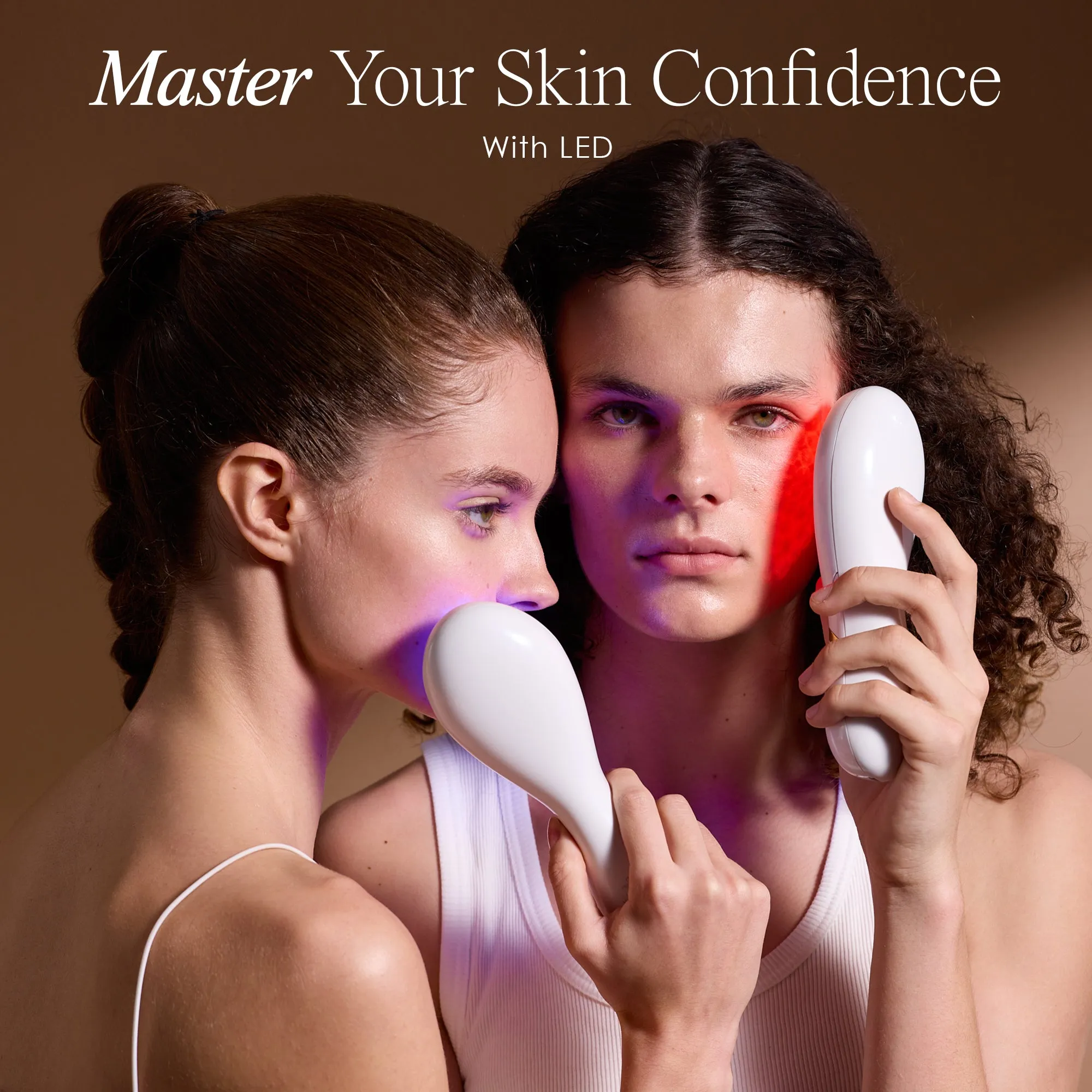 LumaGlow Red & Blue | LED Light Therapy Wand