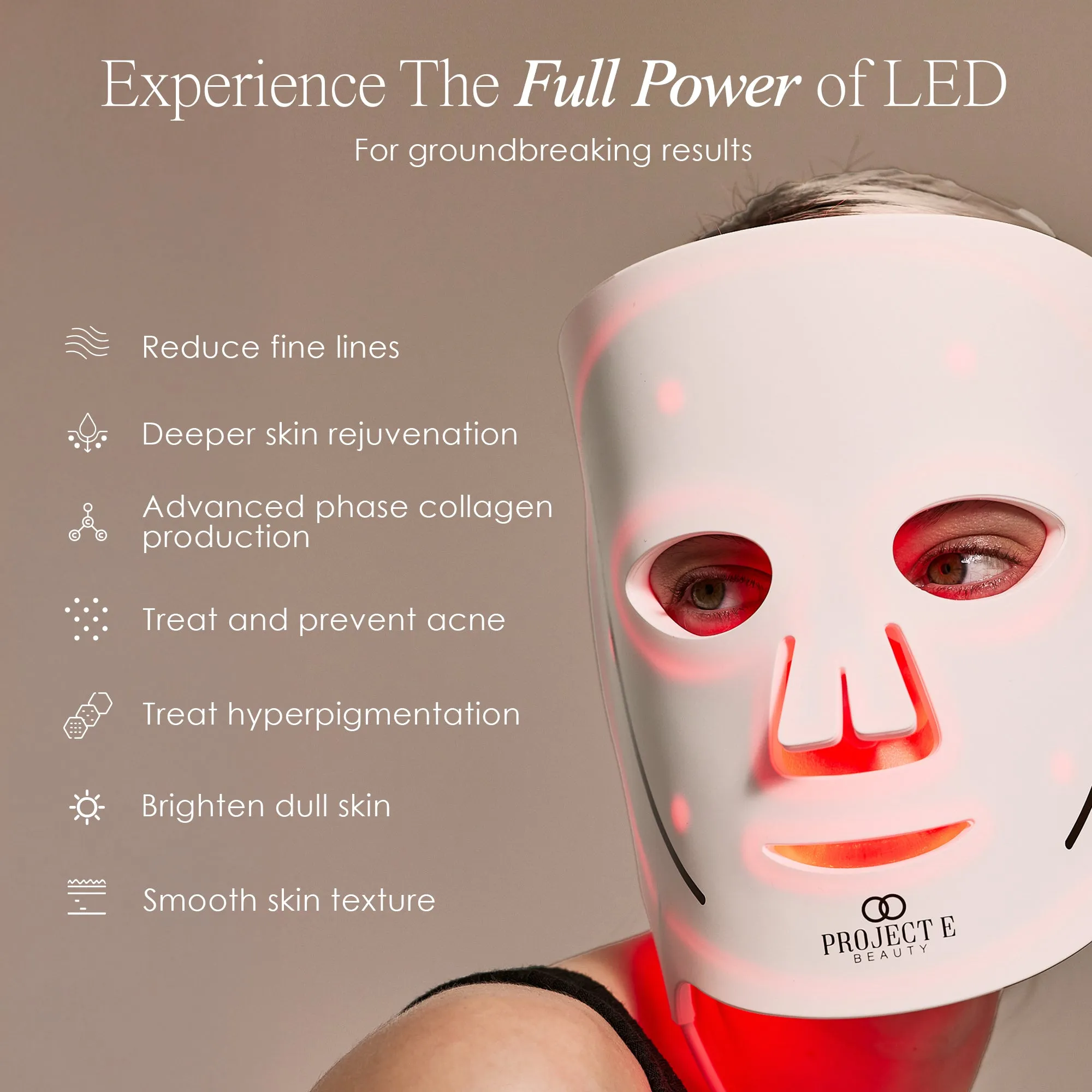 LumaLux Face | Pro LED Light Therapy Mask