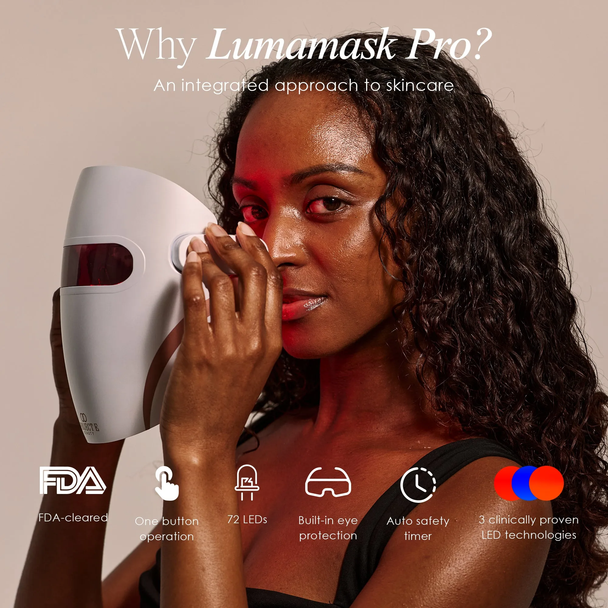 Lumamask Pro | LED Light Therapy Face Mask