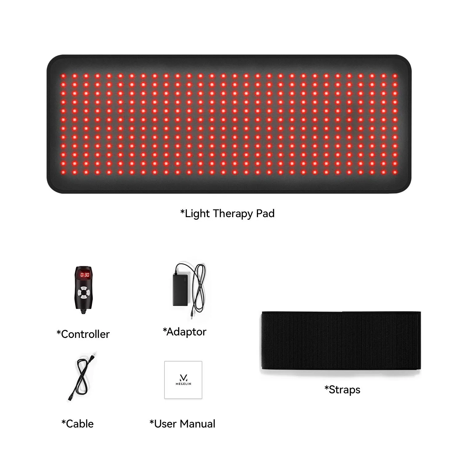 Megelin LED Contour Belt