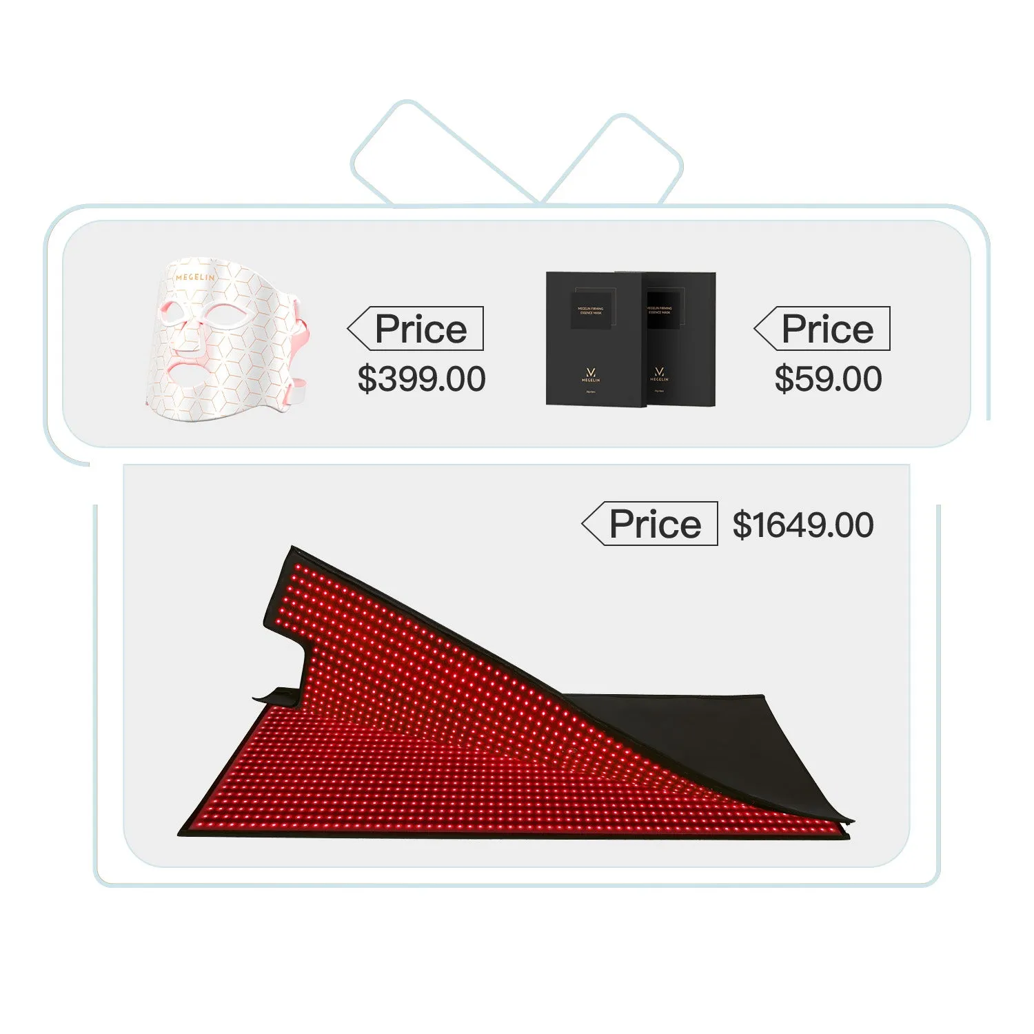 Megelin Red and Infrared Light Therapy Bag Large Size