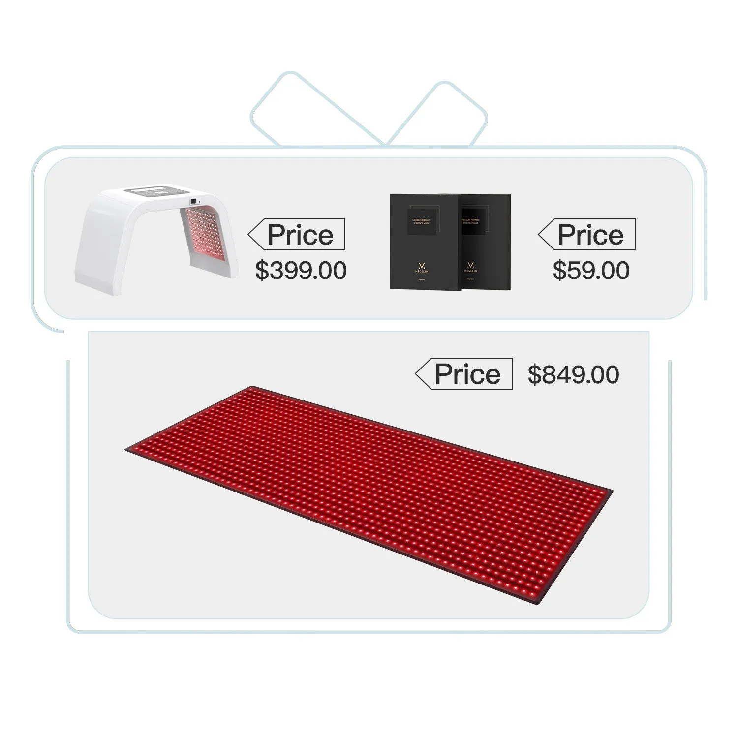 Megelin Red and Infrared Light Therapy Mat