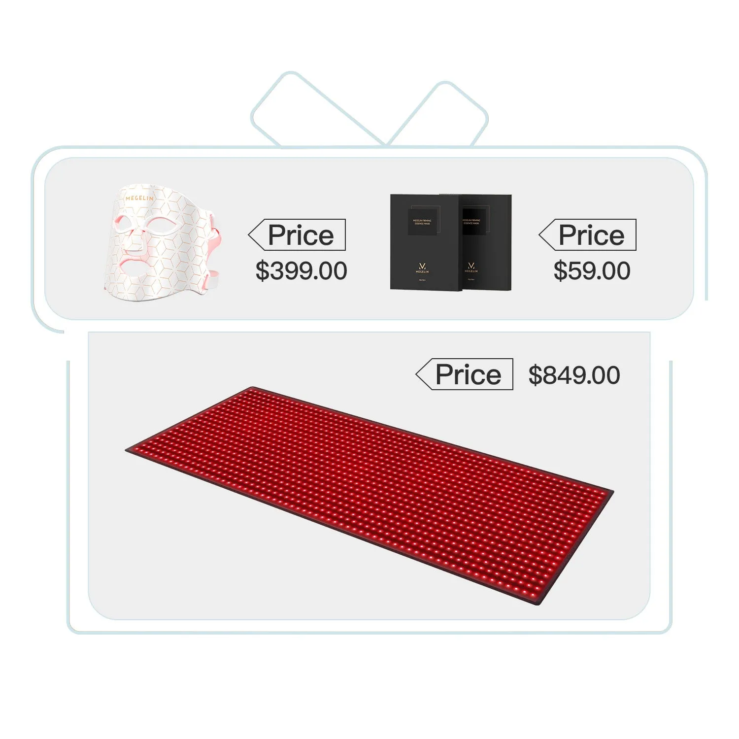 Megelin Red and Infrared Light Therapy Mat