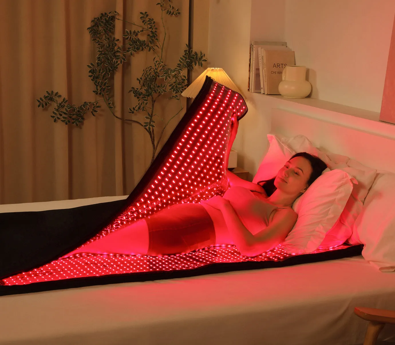 Megelin Red and Near-Infrared Light Therapy Mat for Whole Body
