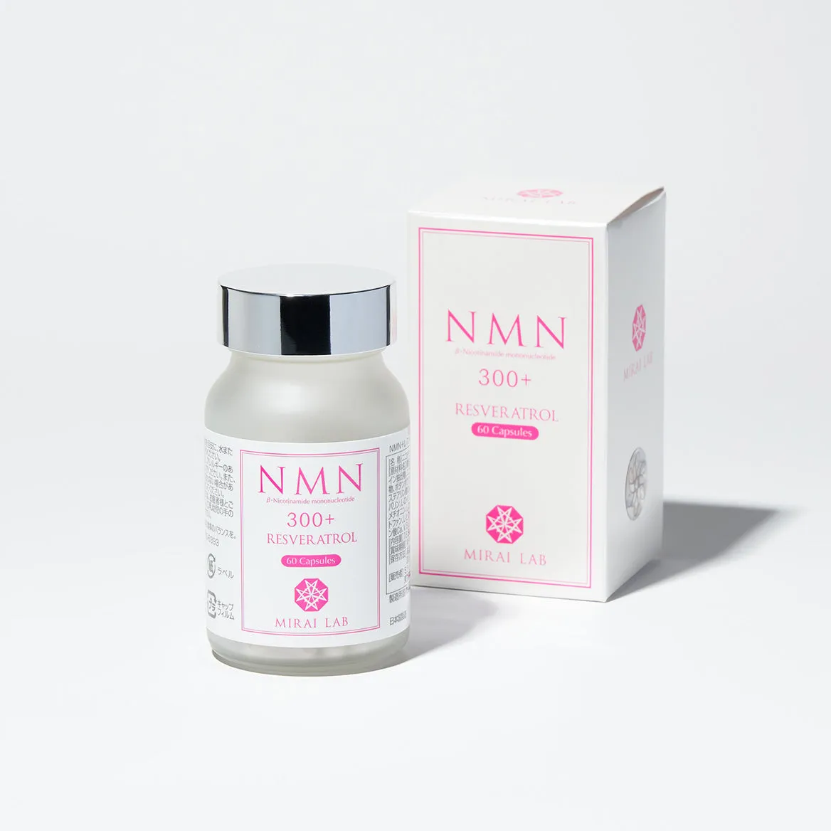 MIRAI LAB NMN 300  Resveratrol (60 capsules)
