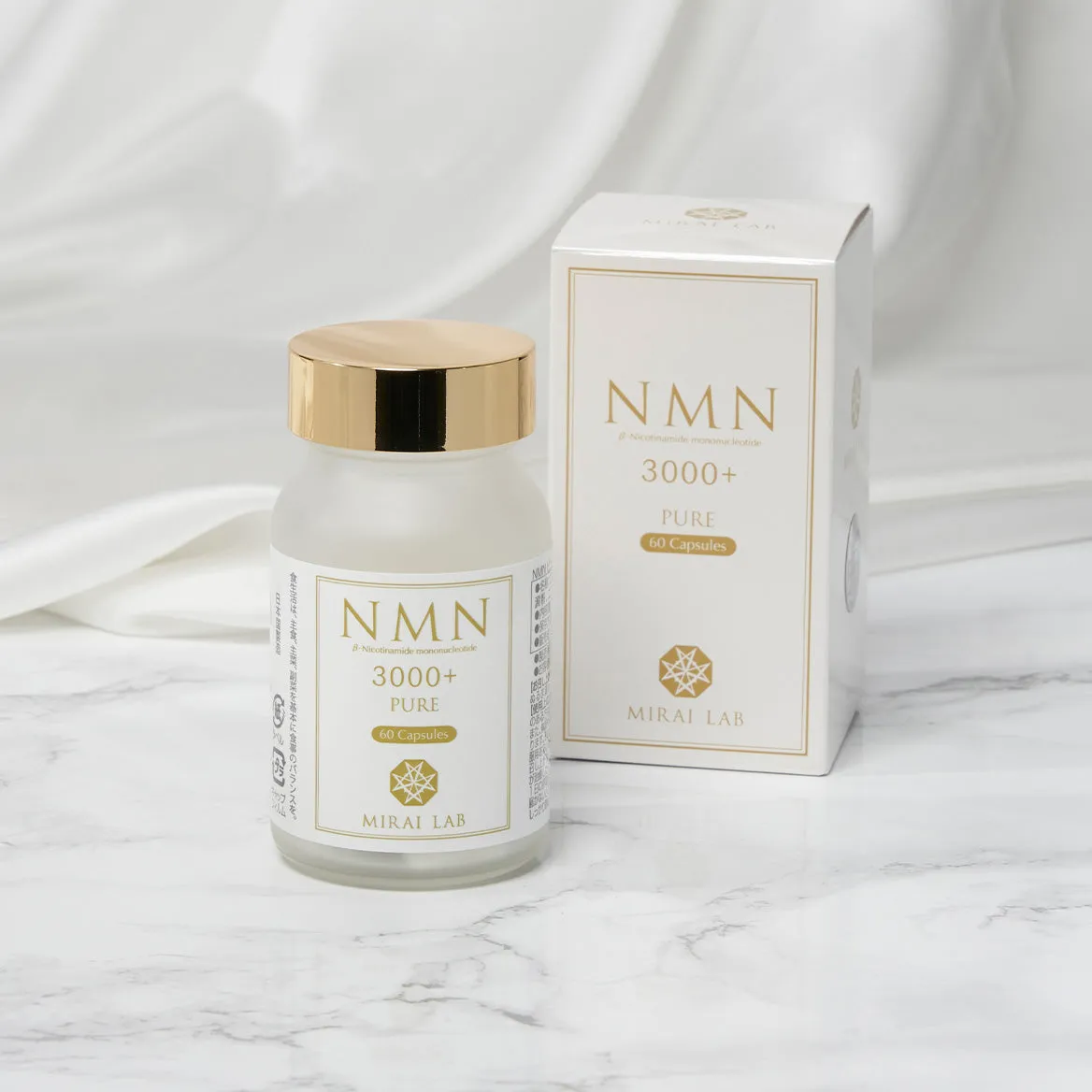 MIRAI LAB NMN 3000  PURE (60 capsules)