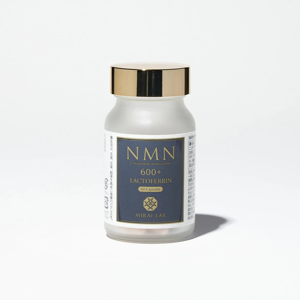 MIRAI LAB NMN 600  Lactoferrin Plus (60 capsules)