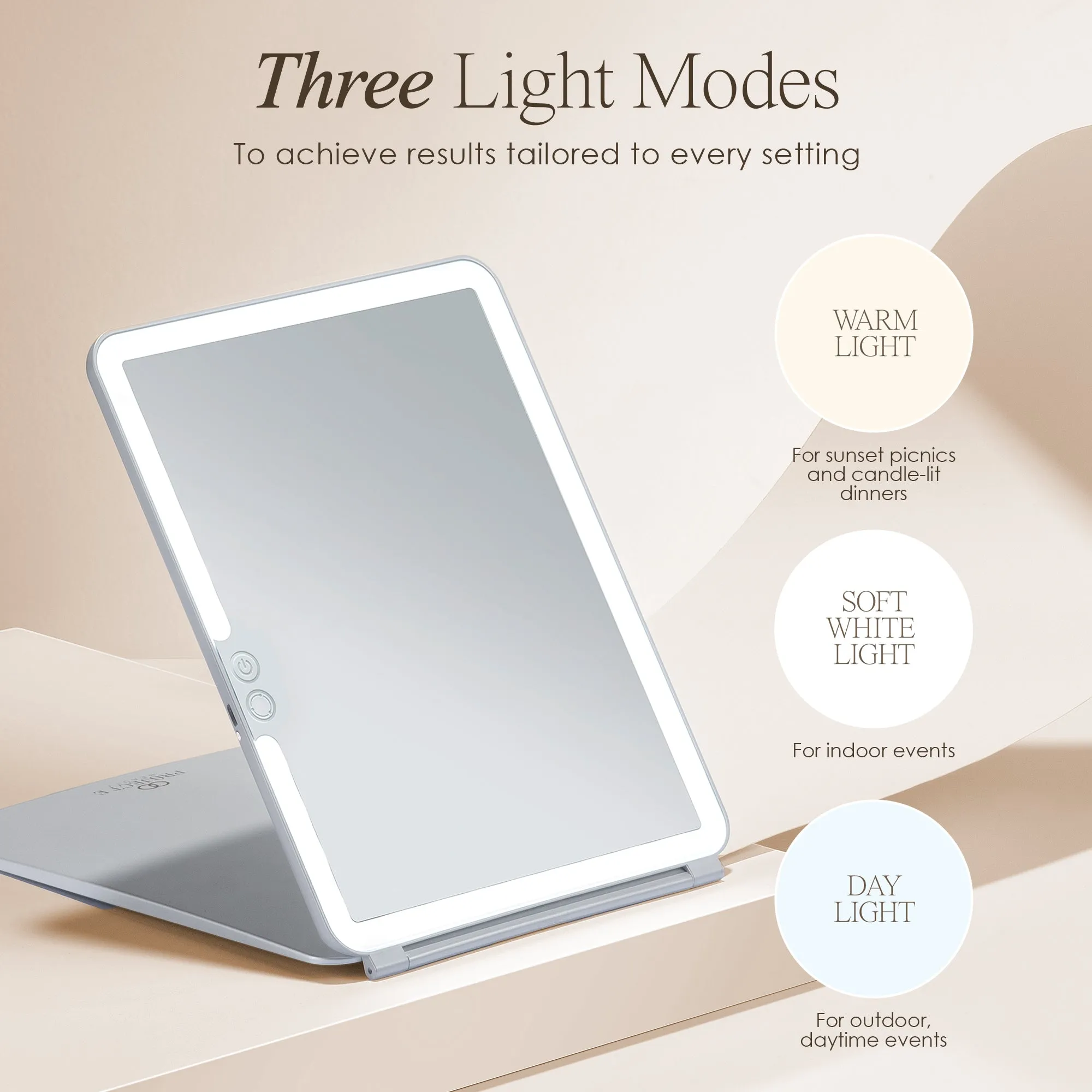 Mirrorvio  | LED Travel Mirror