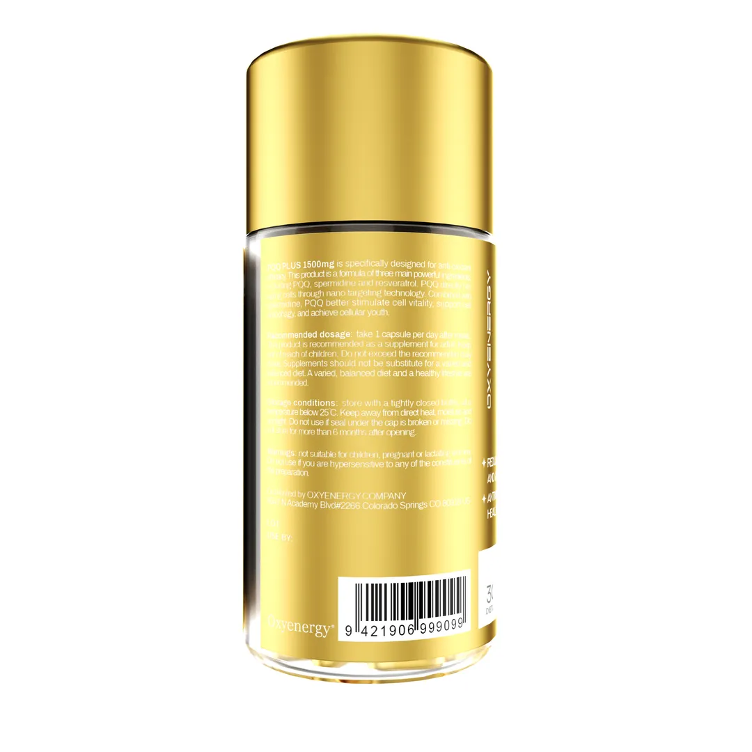OXYENERGY PQQ Plus 1500mg Capsules