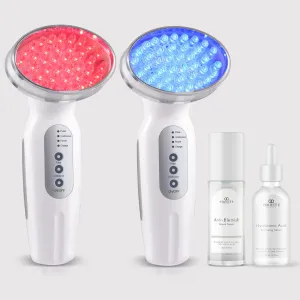 RED   BLUE Light Therapy Wand Set