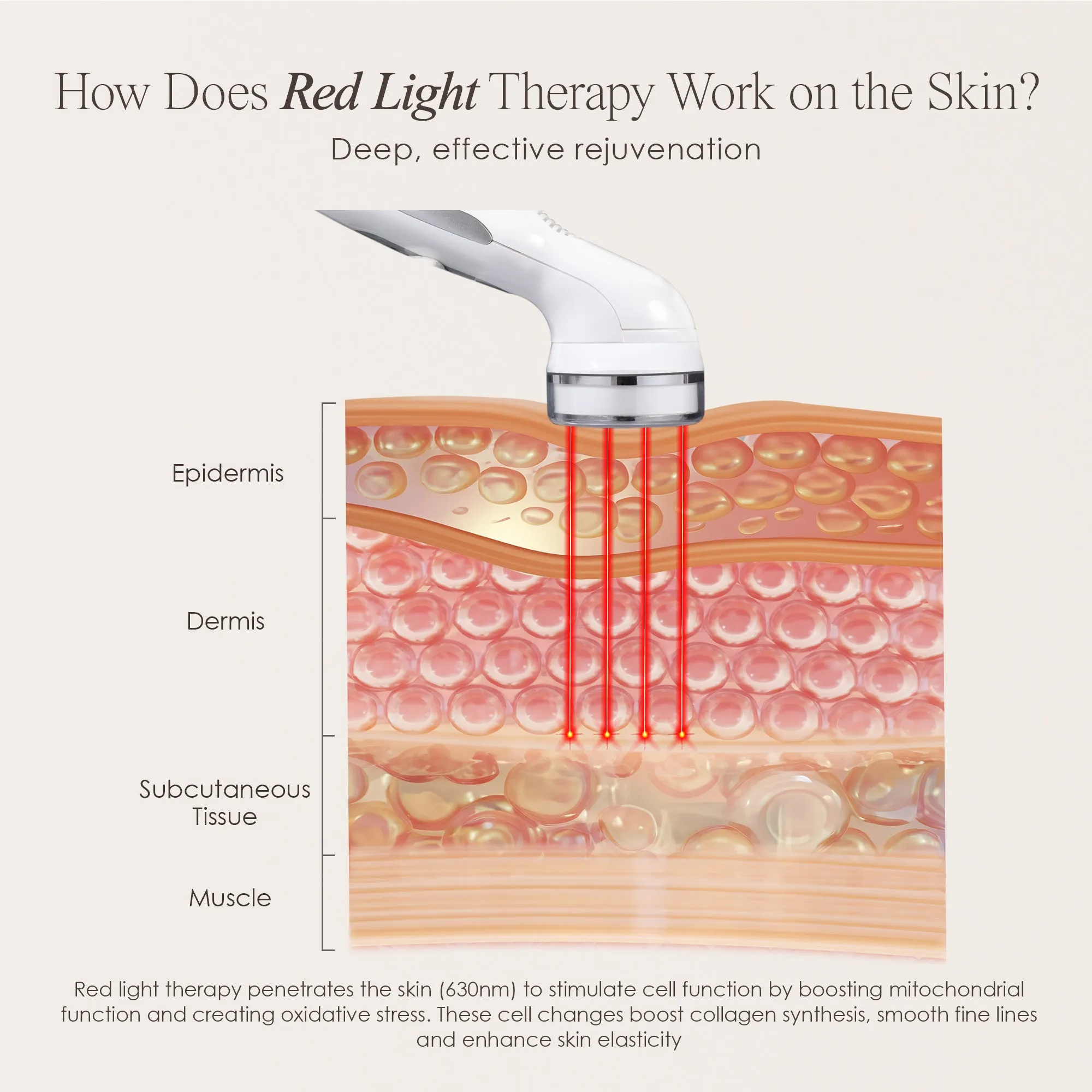 Red LED  | Anti-Aging Therapy Wand