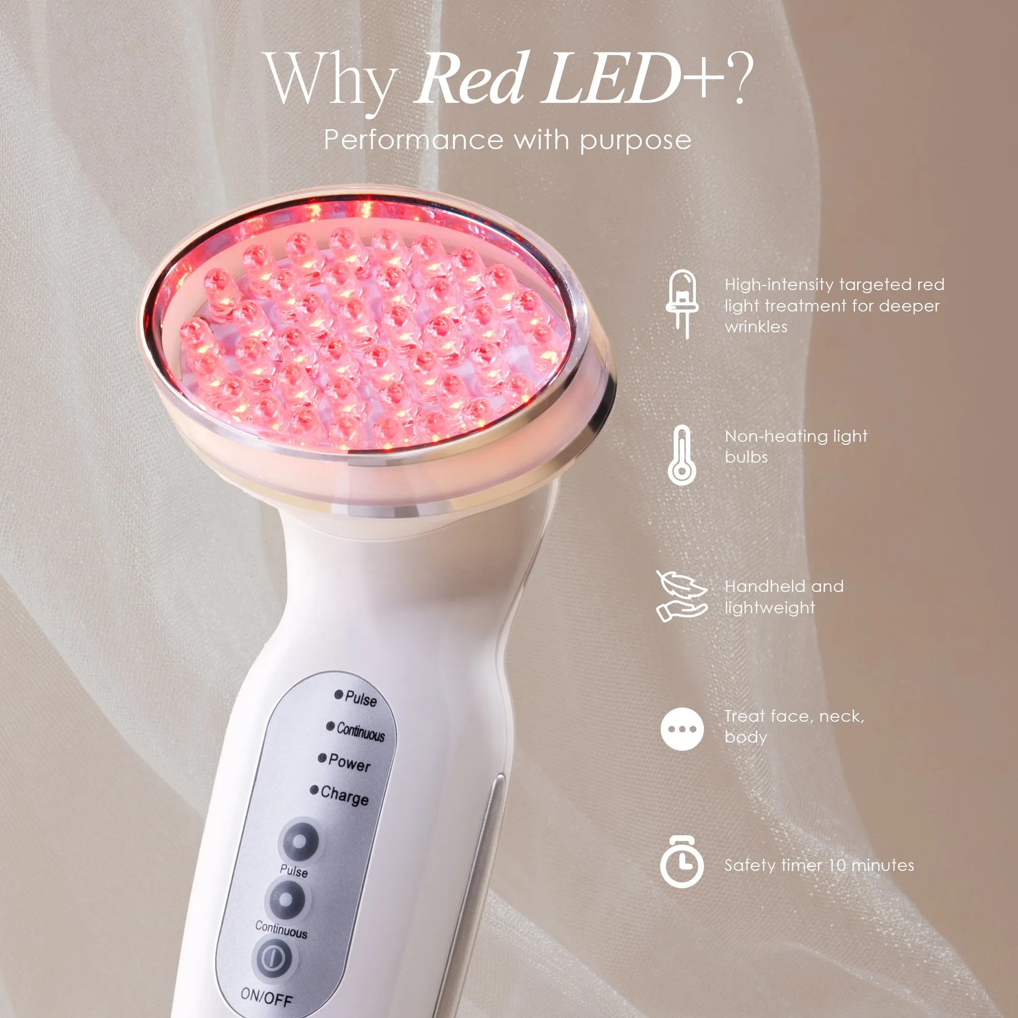 Red LED  | Anti-Aging Therapy Wand
