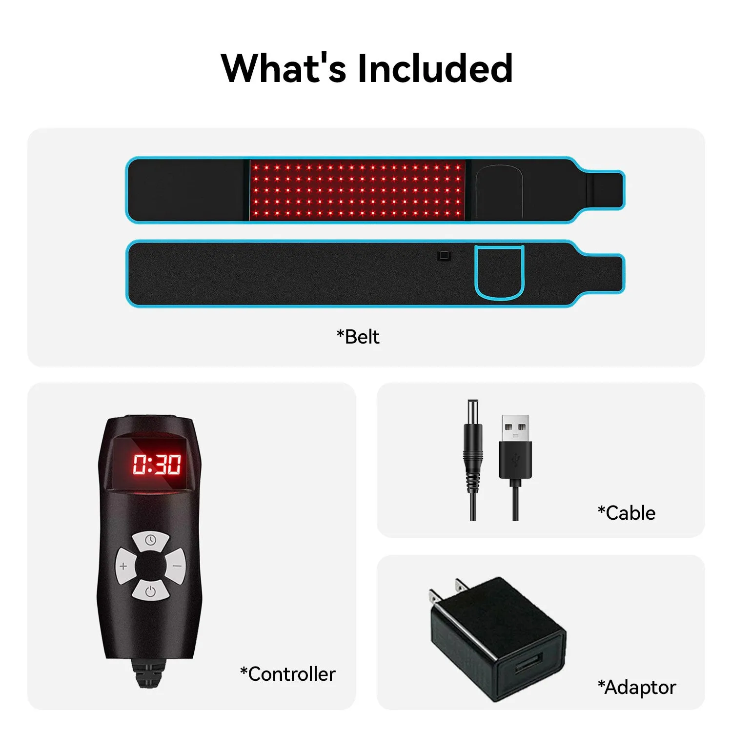 RED LIGHT BELT(Free Gift. Not Sold Separately)