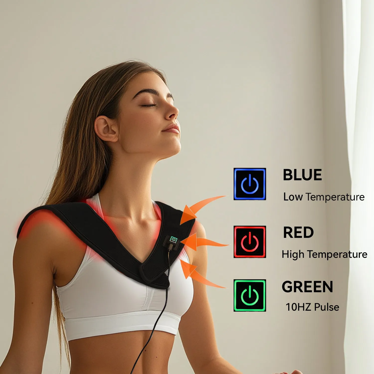 RED Light Therapy Belt for Neck & Shoulder