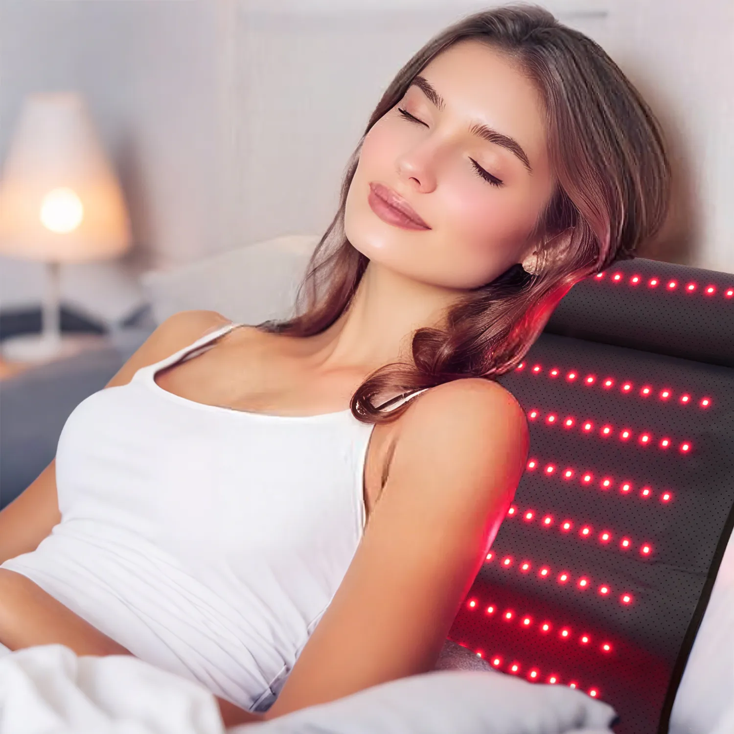 RED Light Therapy Pad with Neck Support