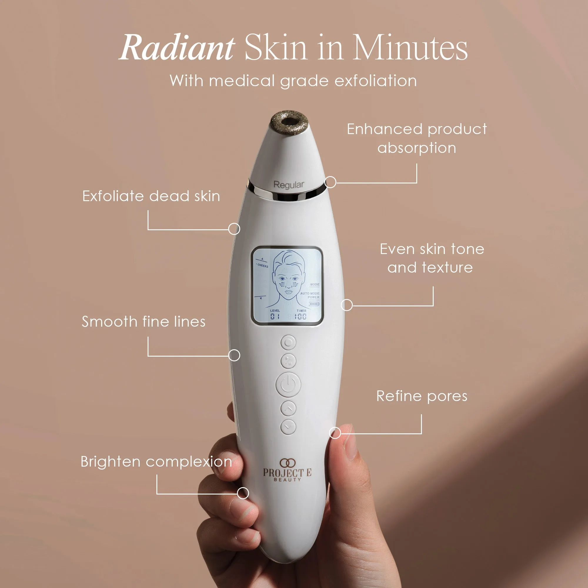 Reinvo | Facial Microdermabrasion Wand