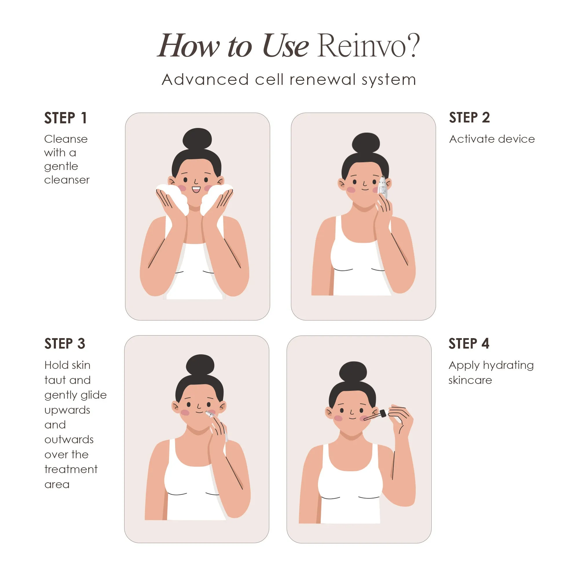 Reinvo | Facial Microdermabrasion Wand