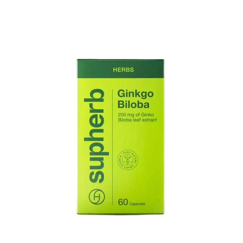 SUPHERB Ginkgo Biloba 60 Capsules