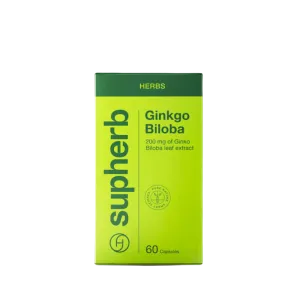 SUPHERB Ginkgo Biloba 60 Capsules