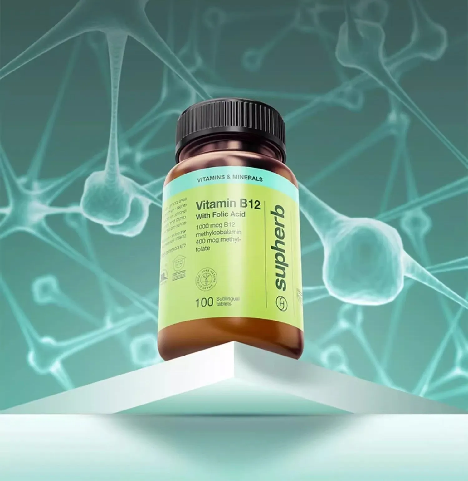 SUPHERB Vitamin B12 With Folic Acid