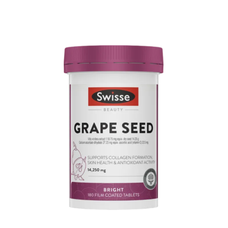 SWISSE Beauty Grape Seed 180 Tablets