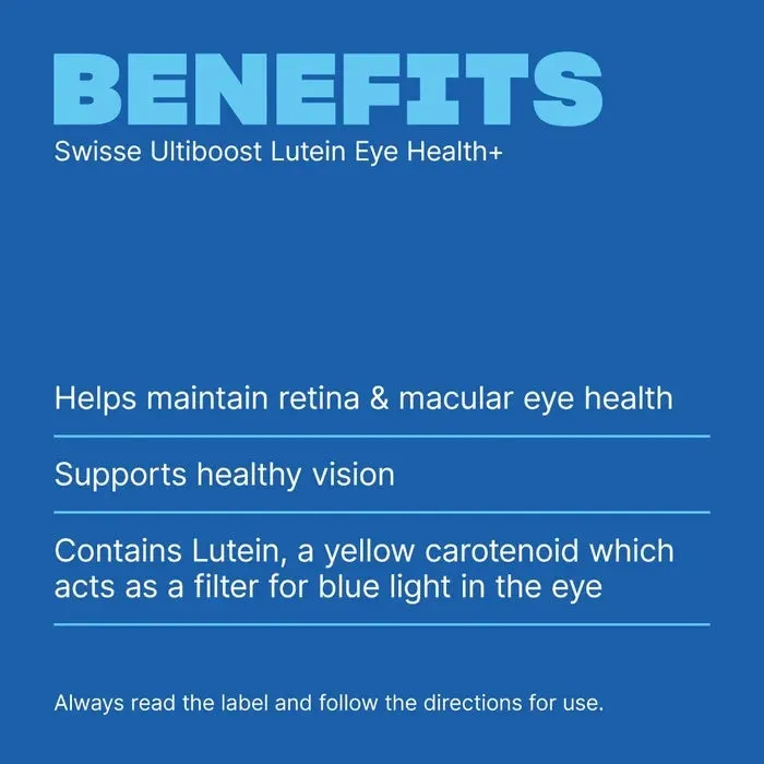 SWISSE Ultiboost Lutein Eye Health  60 Tablets