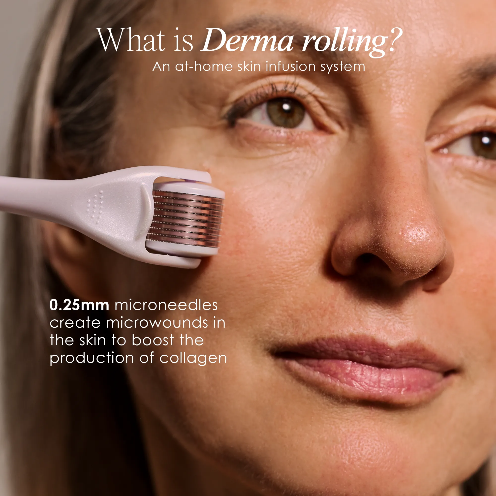 The Derma Roller | 540 Titanium Microneedle Facial Tool