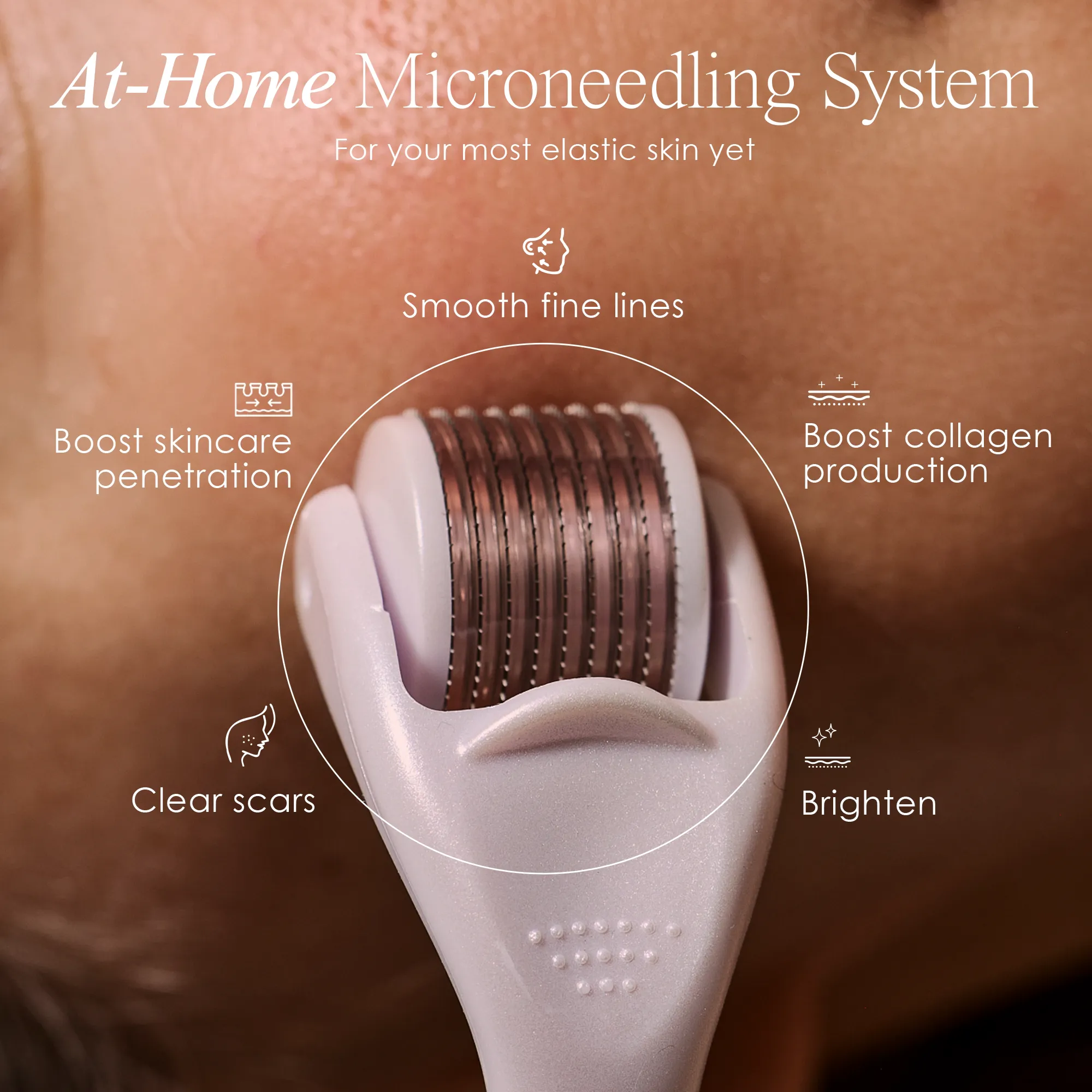 The Derma Roller | 540 Titanium Microneedle Facial Tool