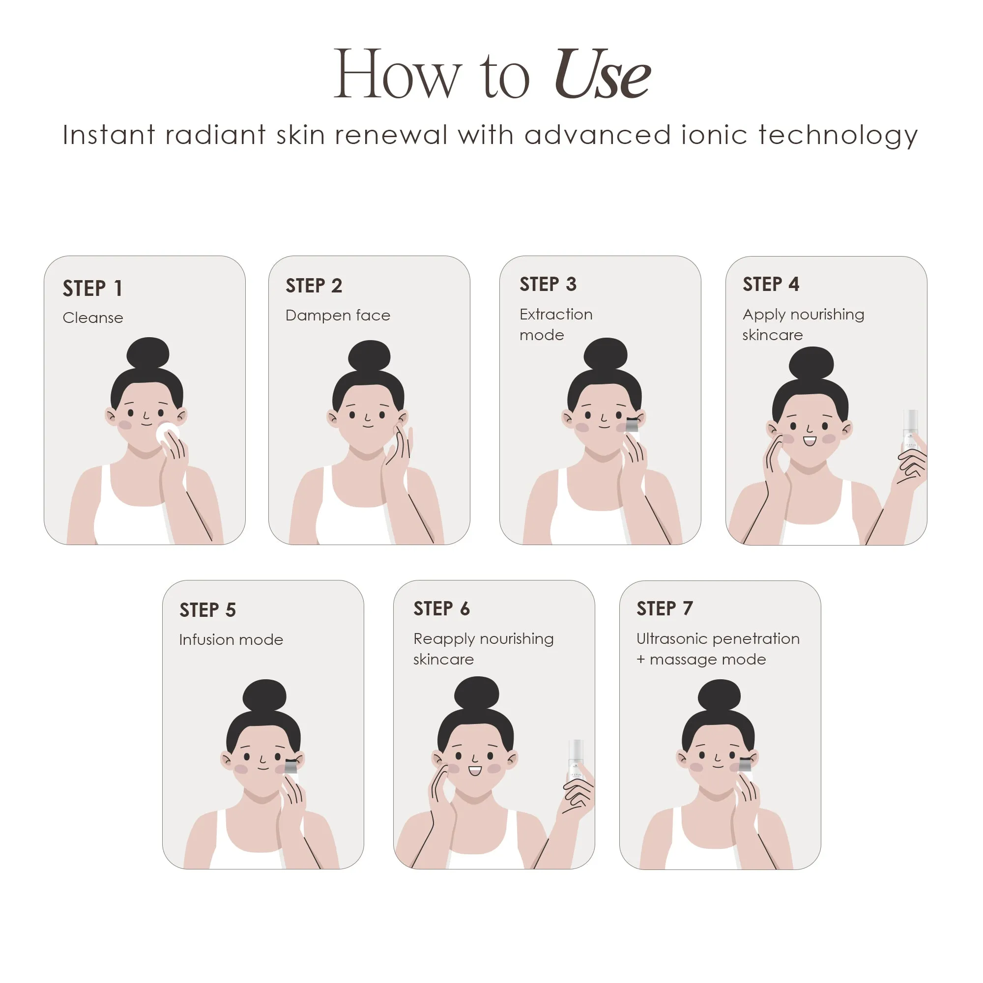 UltraGlow | Ultrasonic Skin Scrubber